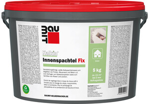 L'enduit de lissage intérieur Kalkin Fix est disponible en seau de 5 kg - 100 % recyclable.
