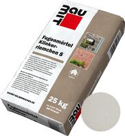 Le mortier de jointoiement pour plaquettes de parement en clinker S est disponible en sac papier de 25 kg dans la teinte blanc extra.