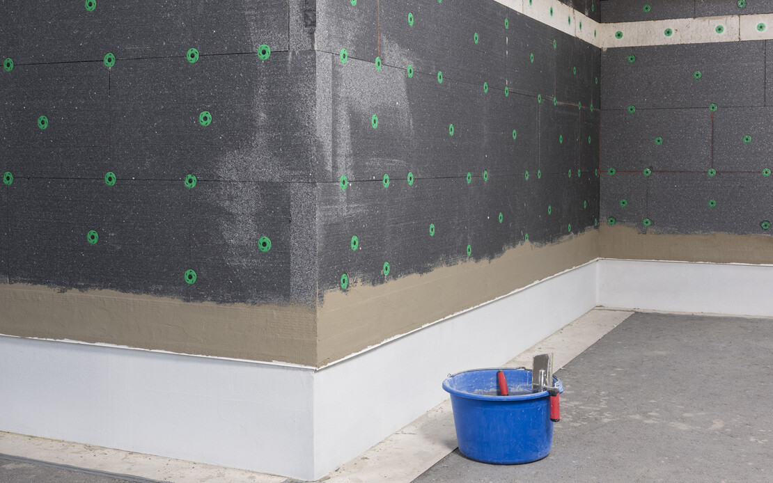 D&uuml;belschema - fertig ged&uuml;belte EPS-D&auml;mmplatten mit Thermotop Schlagd&uuml;bel H2 plus. Das Schema zeigt die Anzahl der ben&ouml;tigten D&uuml;bel pro D&auml;mmplatte an der Fassade.