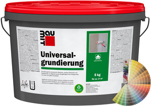L'apprêt universel est disponible en seau de 5 kg, coloré.