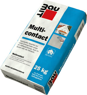 Le Multicontact Baumit est disponible en sac en papier de 25 kg.