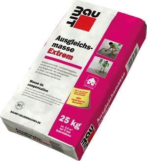 Die Baumit Ausgleichsmasse Extrem ist im 25 kg Papiersack erhältlich.