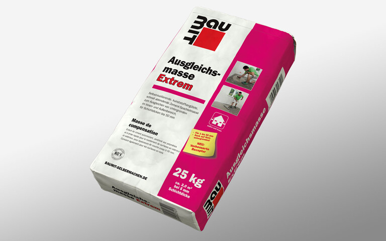 Produktbild zur Ausgleichsmasse Extrem im 25 kg Sack von Baumit.