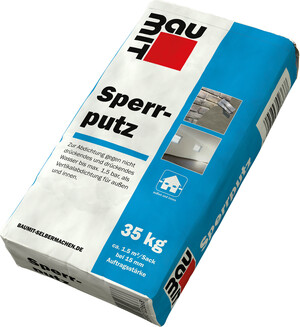 !Der Baumit Sperrputz ist im 35 kg Papiersack erhältlich.!
