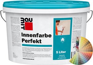 La peinture intérieure Perfekt Baumit est disponible en seau de 5 l en couleur.