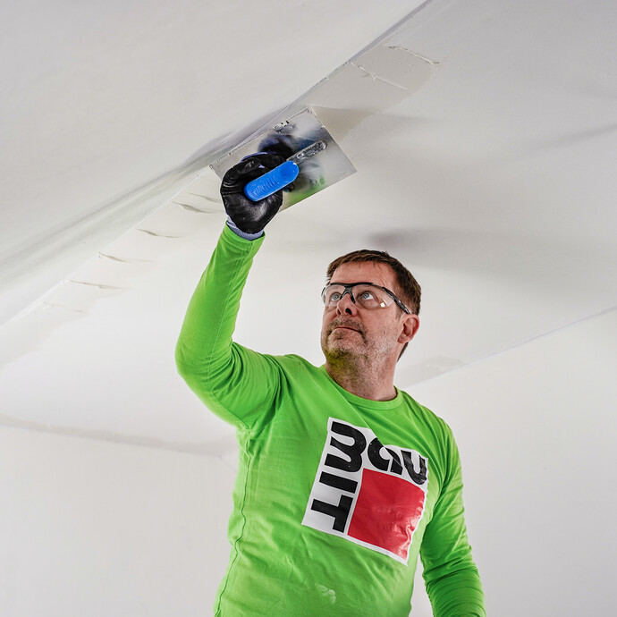 Les bords sont pré-enduits.