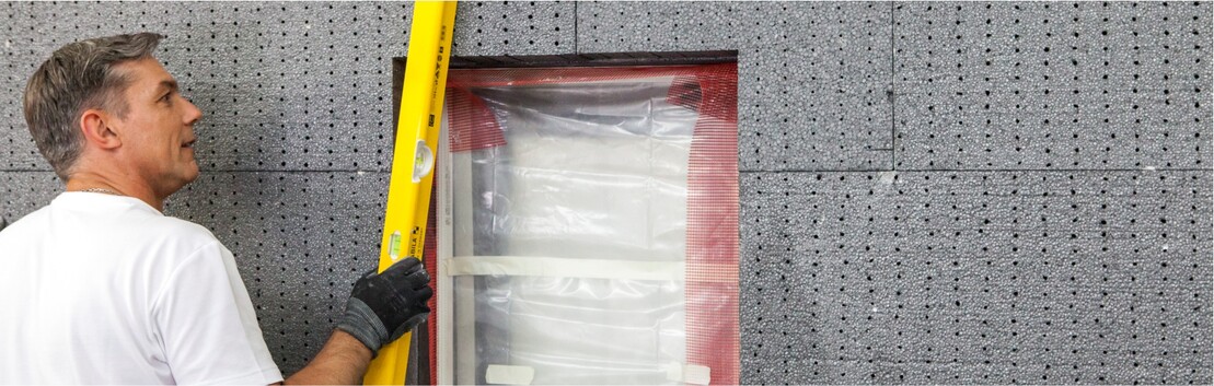 Fassadend&auml;mmung mit der OPEN EPS D&auml;mmplatte