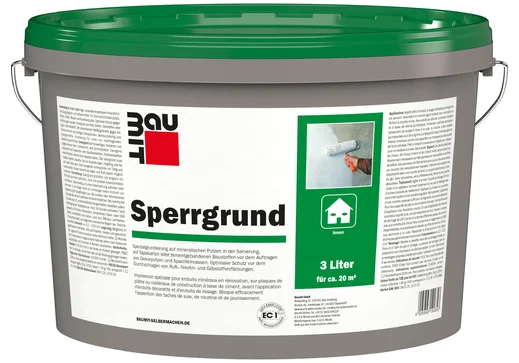 Der Baumit Sperrgrund ist im recyclebaren 3 Liter Eimer erh&auml;ltlich mit neuer Rezeptur.