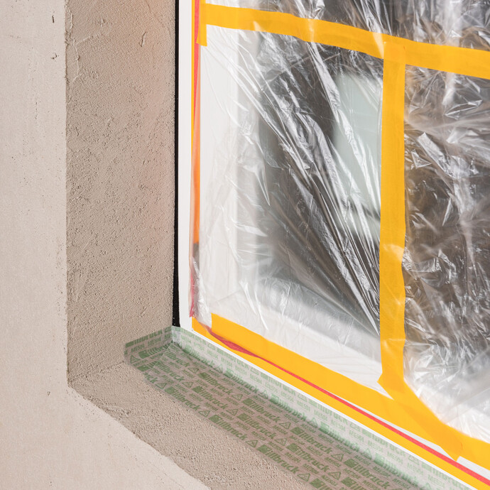 Ein abgedichtetes Fenster - Voraussetzung bevor die Inndämmung angebracht werden kann. 