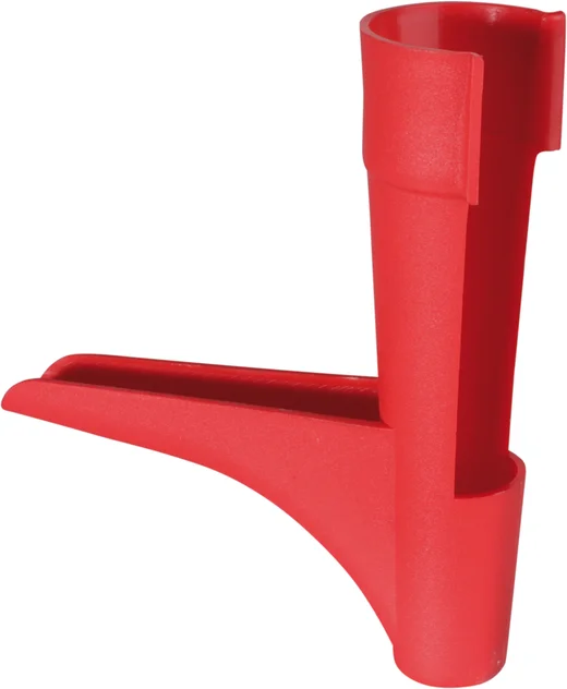 Roter Applikator für Baumit Produkte zur einfachen und präzisen Anwendung im Heimwerkerbereich.