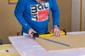 La cale de raccordement est mesurée.