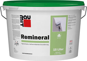 La couche de fond Remineral est disponible en seau plastique blanc de 15 litres.