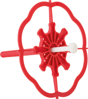 Cheville isolante sans pont thermique pour la fixation statiquement pertinente des panneaux isolants EPS et EPS open.