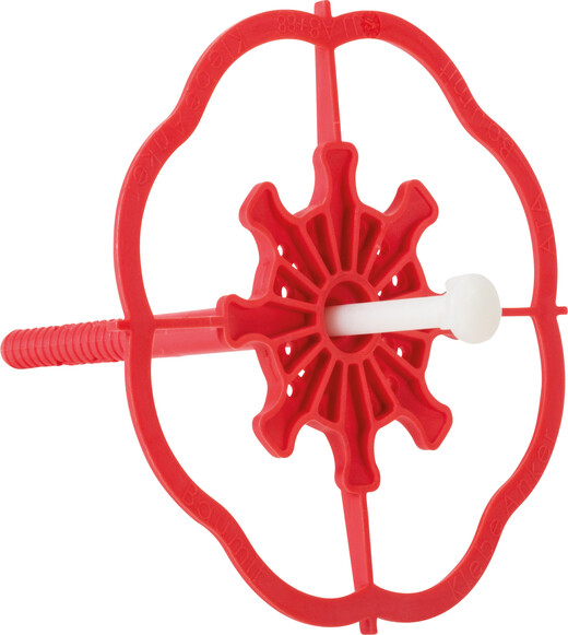 Cheville isolante sans pont thermique pour la fixation statiquement pertinente des panneaux isolants EPS et EPS open.