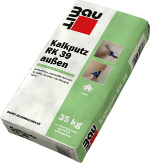 L'enduit extérieur RK 39 Baumit est disponible en sac en papier de 35 kg.