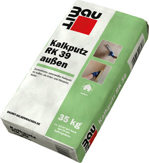 L'enduit extérieur RK 39 Baumit est disponible en sac en papier de 35 kg.