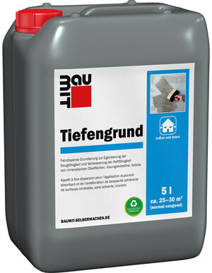 L'apprêt de fond Baumit est disponible en bidon plastique de 5 l.