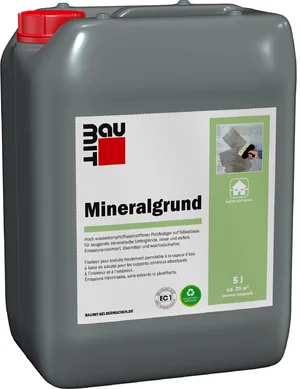 Der Mineralgrund ist im 5 l Kunststoffkanister erhältlich.