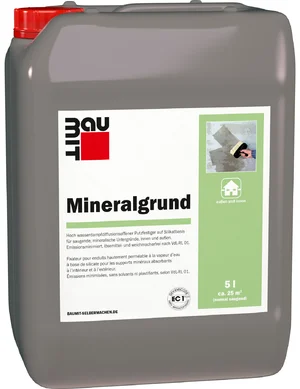 Le fond minéral est disponible en bidon en plastique de 5 l.