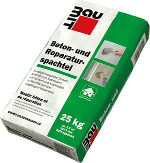 !Der Baumit Beton- und Reparaturspachtel ist im 25 kg Papiersack erhältlich.!
