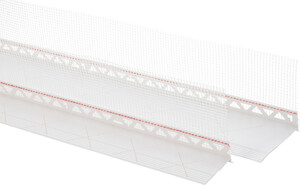 Das Einsteckprofil ist ein Bestandteil des Sockelprofilsystems Thermotop Evo.