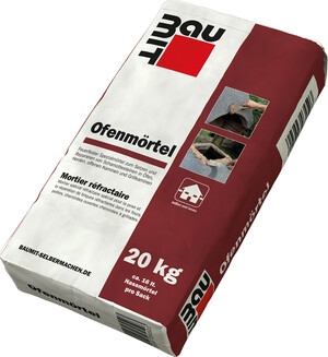 Le mortier réfractaire Baumit est disponible en sac en papier de 20 kg.