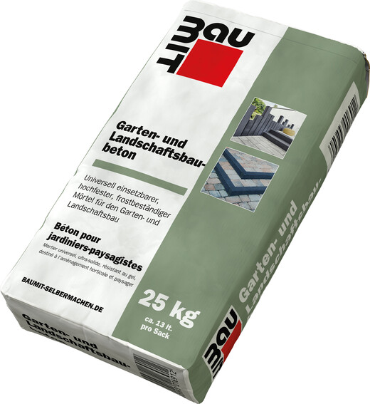 Le GALA béton Baumit est disponible en sac en papier de 25 kg.