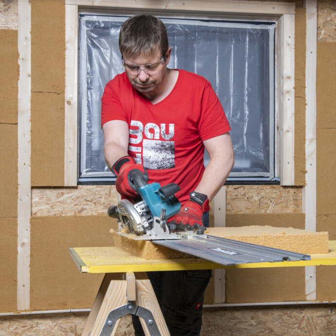 Adapter Gutex Thermoflex à la pente du toit