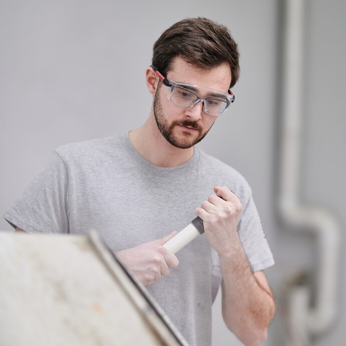 Respecter l'angle d'attaque de la bétonnière