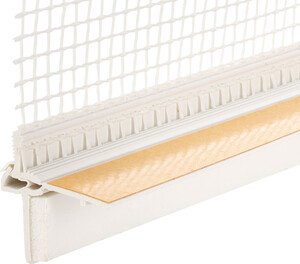 Anputzleiste ROMA zum seitlichen Anschluss an Vorbaurolladensysteme.