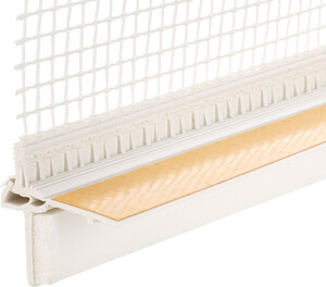 Anputzleiste ROMA zum seitlichen Anschluss an Vorbaurolladensysteme.