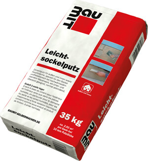 L'enduit léger pour socle Baumit est disponible en sac en papier de 35 kg.