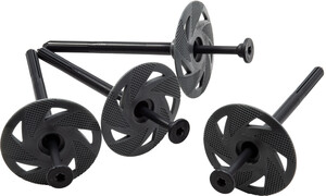 La cheville à visser Thermotop S1 short est disponible dans les longueurs de 60 à 100 mm.